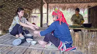 A Hard Day at 16: A Young Mother Climbs the Hills to Work and Cooks to Feed Her Family