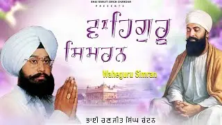 Bhai Ranjit Singh Chandan | Waheguru Simran Path | Best Relaxing Path | Waheguru Ji #waheguruji
