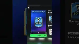 6 X UCL TOURNAMENT PLAYER PACK OPENING #fcmobile #fifamobile