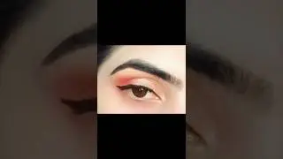 Doe or siren eyes? 🫣😍 | Soft Coral Eye Makeup Look | Eye Makeup Shorts