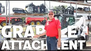 HOW-TO | Attach a grapple attachment to a Bobcat Skid Steer