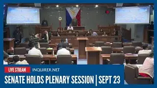 LIVE: Senate holds plenary session | September 23