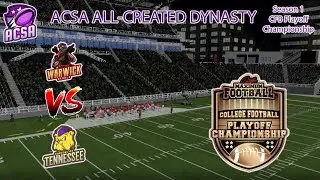Inaugural ACSA Championship Game!! Maximum Football 2020 Dynasty / ACSA Ep.49 (S1 Championship)