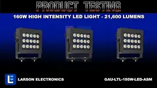 160W High Intensity LED Light - 21,600 Lumens - 120-277VAC - Anti-Shock Mount - High Mast Lighting