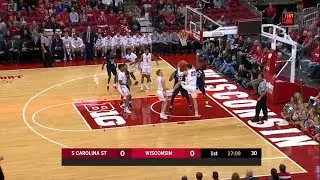 Aleem Ford Dunk vs. South Carolina State.