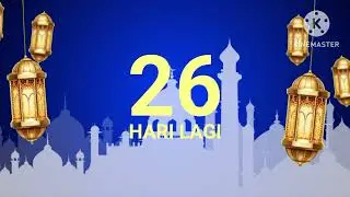 Hikmah Cinta Ramadan - 26 Hari Lagi RMRNBN