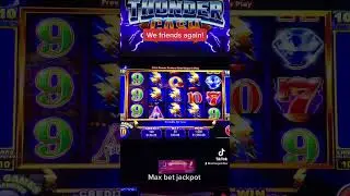 Thunder Cash HUGE WIN #jackpot #slots #highlimitslots