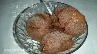 How To Make Chocolate Sherbet | Frozen Dessert Recipe | Easy Sherbet Recipe