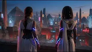 Dark Egyptian Synthwave Mix | Cyber Pharaohs | Relax, study, work or vibe