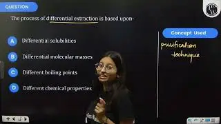 The process of differential extraction is based upon-....