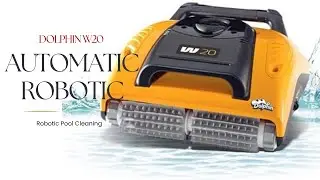 Dolphin W20 Automatic Robotic Pool Vacuum Cleaner &ndash; Includes Remote Control and Caddy