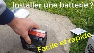 👉Installation d'une Batterie? ✔Moto/scooter✌