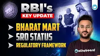 RBI's New Regulatory Framework | Bharat Mart & SRO Status | Finance Current Affairs | RBI Grade B