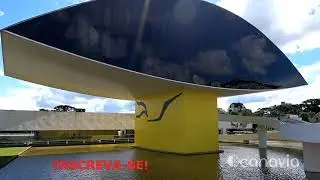 【4K】Museu do olho em Curitiba -  Oscar Niemeyer museum