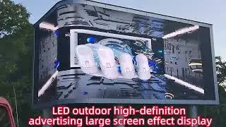 Outdoor waterproof LED display large screen