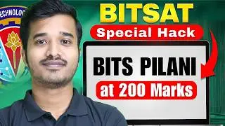 Can you get BITS Pilani at 200 Marks? Minimum Marks Required in BITSAT 2026 | BITSAT 1st Attempt