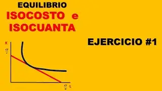 Ejercicio #1: Equilibrio Isocuanta e Isocosto