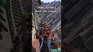 Taron Inspired Coaster! #planetcoaster2 #amusementpark #gaming #rollercoaster