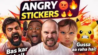 ANGRY Meme Stickers Pack 😡🔥 | Editors Favourite | Free Download