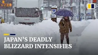 At least 8 dead, dozens injured as blizzard tears through northwest Japan