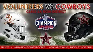 9/12/25: Arlington Bowie at Coppell