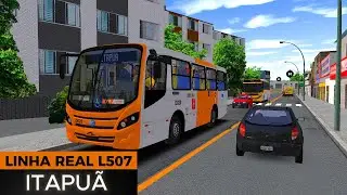 🟠LINHA REAL L507 ÁGUAS CLARAS  x  ITAPUÃ via SÃO CRISTOVÃO  -  MAPA METRÓPOLES SALVADOR 2.O / G920🟠