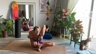 Advanced Yoga with Leg Behind Head