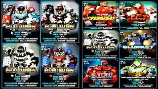 Real Steel WRB Bio War VS UW I ROBOTS Series Fights | Old School (Живая Сталь)
