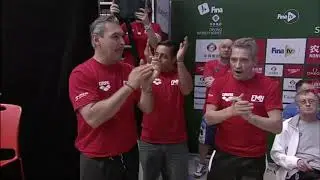 Yahel Castillo y Juan Celaya, medalla de bronce en clavados sincronizados trampol&iacute;n 3m.