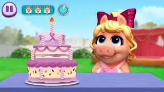 Muppet Babies: Miss Piggy's Birthday Celebrations || Disney junior || Animated Games