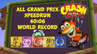 (WR) Crash Tag Team Racing All Grand Prix Speedrun 40:06