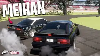 Drifting NEW MEIHAN Custom DRIFT TRACK in Forza Horizon 5!