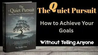 The Quiet Pursuit: how to achieve goals without telling anyone @TheZenithVoice​