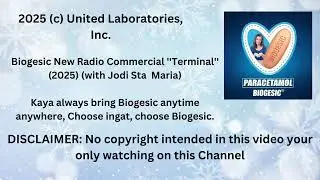 Biogesic New Radio Commercial ''Terminal'' (2025) (with Jodi Sta Maria)