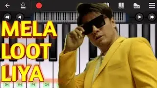 Ali Zafar | MELA LOOT LIYA | Mobile Piano Tutorial | Cricket Anthem PSL 2020