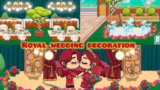 GRAND ROYAL WEDDING DECORATION FOR FREE|🤩🤩Avatar world|tutorial 