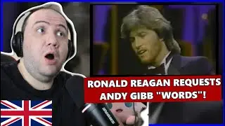 🇬🇧 Andy Gibb - Words at the Command Performance Requested by Ronald Reagan - TEACHER PAUL REACTS