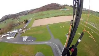 Gleitschirmfliegen Windenschlepp #2 Flugplatz Brilon 22.04.2016