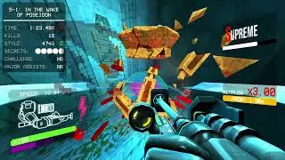 In the Wake of Posideon in 175 Seconds IGT #ultrakill #gaming #shorts #speedrun