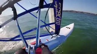 Classic Windsurfing Kit in action in Portland harbour 25 August 25