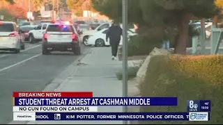 Cashman Middle School student arrested