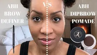 Помада для бровей ABH DIPBROW POMADE против ABH BROW DEFINER | СРЕДНЕ-КОРИЧНЕВЫЙ