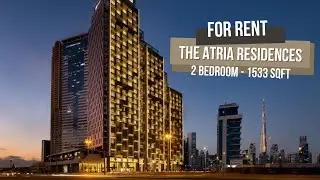 For Rent : The Atria Residences  2 Bedroom + Maid Room