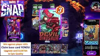[*/\*] Marvel Snap - Bloodstone Season - Win against JOEL - Claim base card YONDU