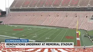 Renovations for Clemson University stadium underway