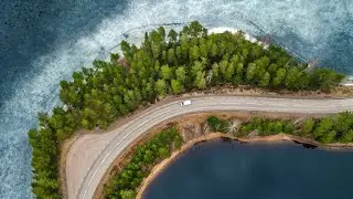 Driving North Into the heart of Sweden