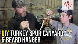 DIY Turkey Spur Lanyard and Beard Hanger