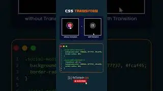 HtmlCssTips: #07 - Css Transition #htmlcss #html #fullstack #css   #css #css3 #html5