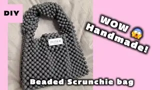 How to Make a Pleated Pearl Bag with Scrunchie Handle ✨