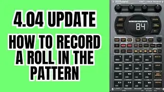 Roland SP 404 MK2 Update 4.04 : How to Record a Roll in the Pattern
